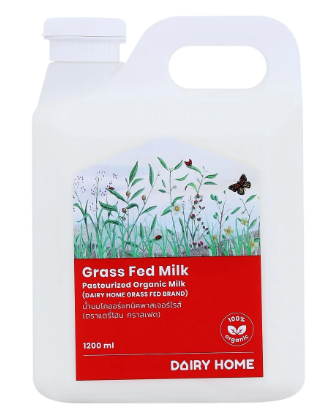 น้ำนมโคออร์แกนิกพาสเจอร์ไรส์